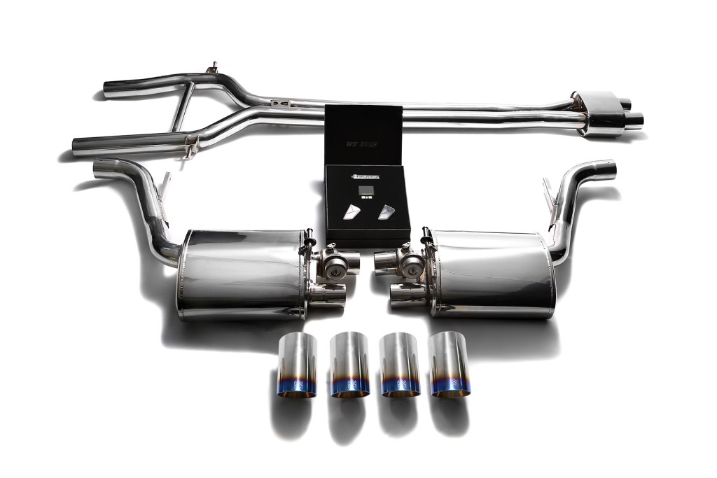 Panamera 970 /4/S/4S/GTS 3.6L V6/4.8L V8 (2009-2013) ステンレス 可変バルブマフラー 1