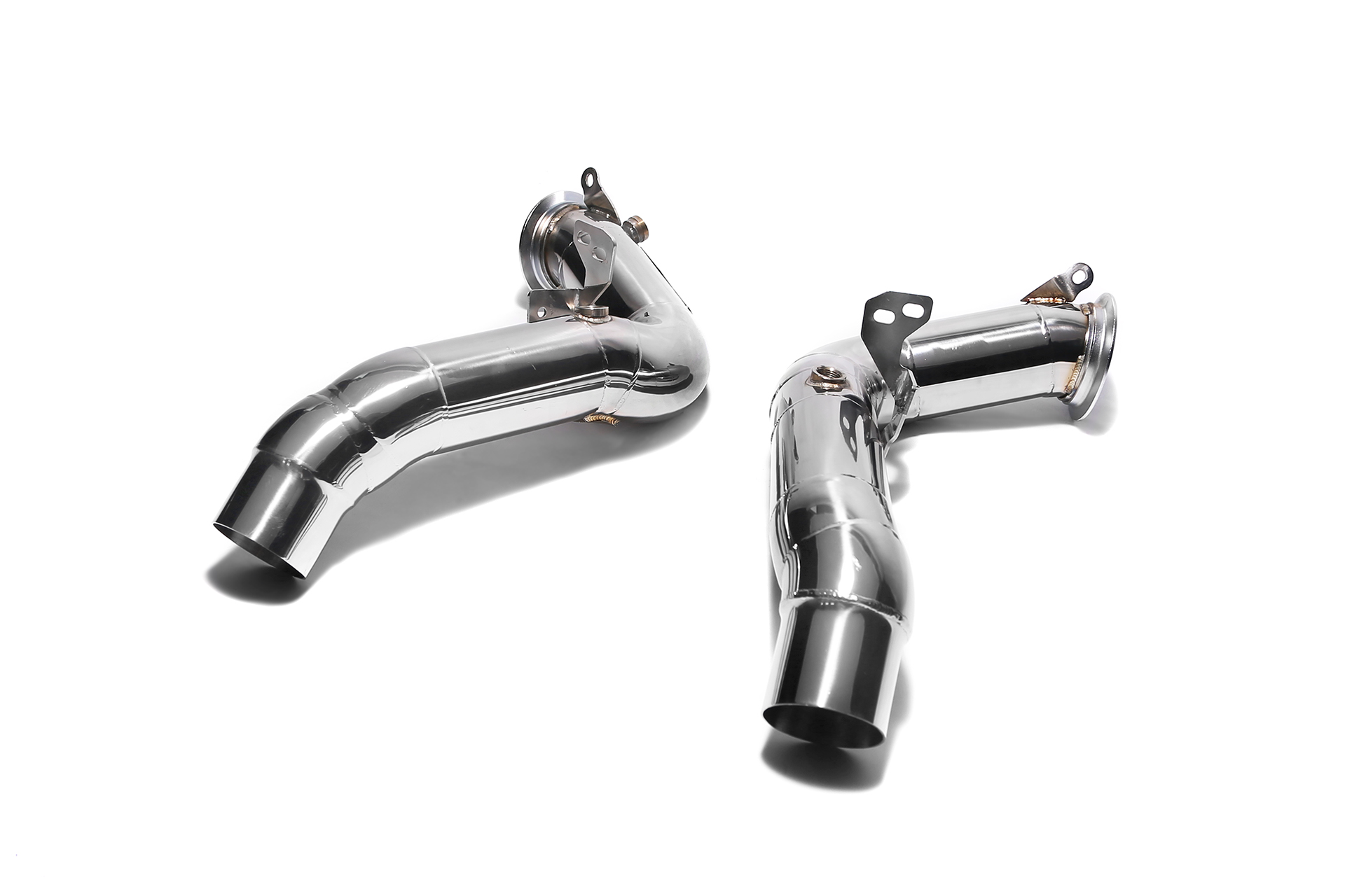 BMW M5 / M6 F10/F12/F13 (S63) ステンレス ダウンパイプ(触媒ストレート)