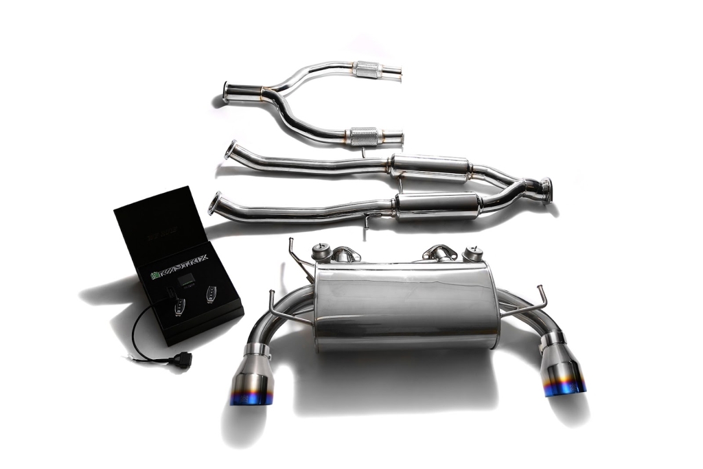 Nissan Z34(370Z) 3.7 V6 (2009-present) ステンレス 可変バルブマフラー 1