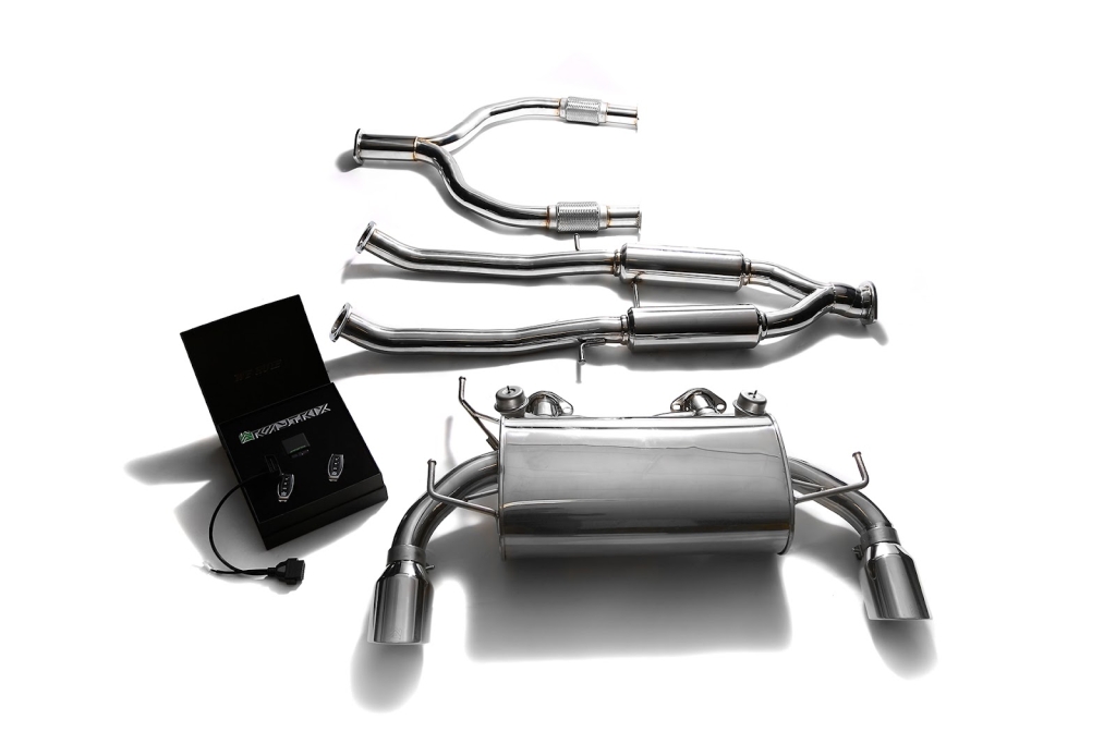 Nissan Z34(370Z) 3.7 V6 (2009-present) ステンレス 可変バルブマフラー 1