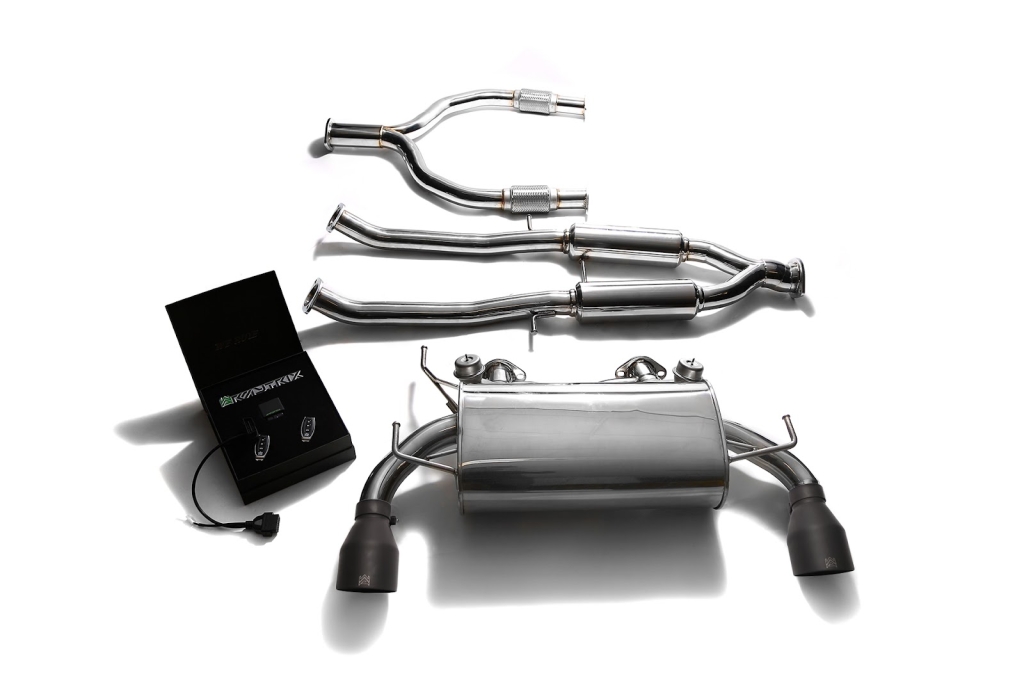 Nissan Z34(370Z) 3.7 V6 (2009-present) ステンレス 可変バルブマフラー 1