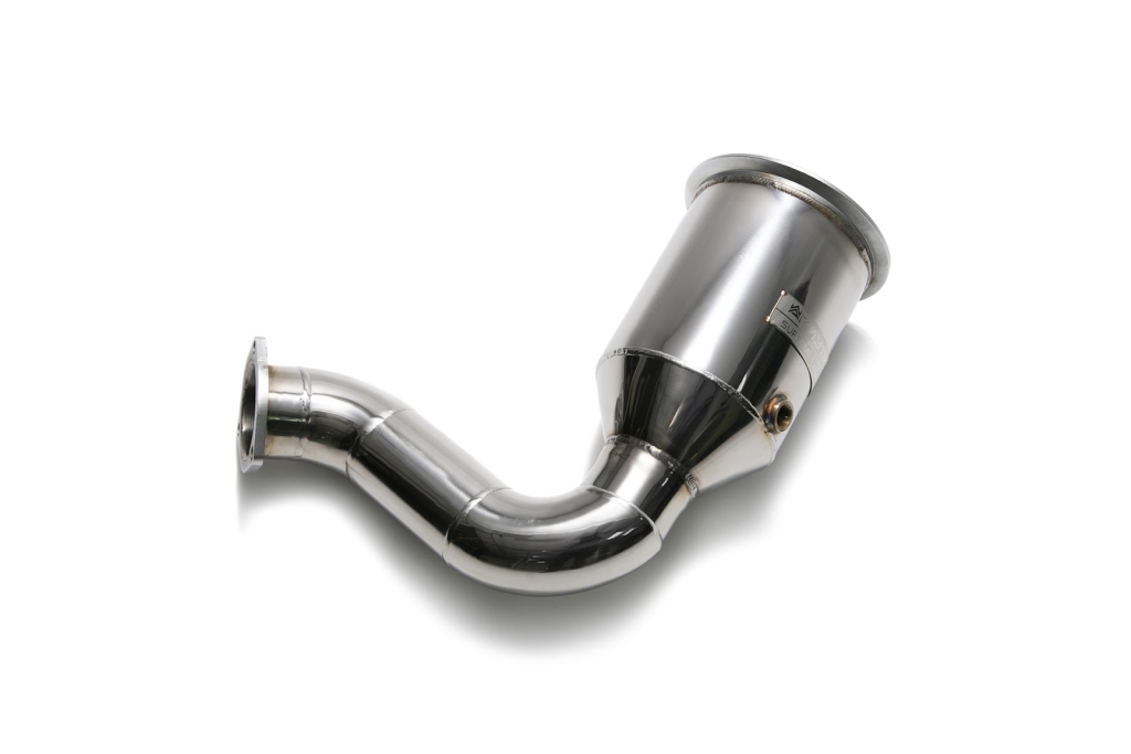 Cayenne E3 3.0L V6 Turbo (2018-Present) ステンレス ダウンパイプ 1