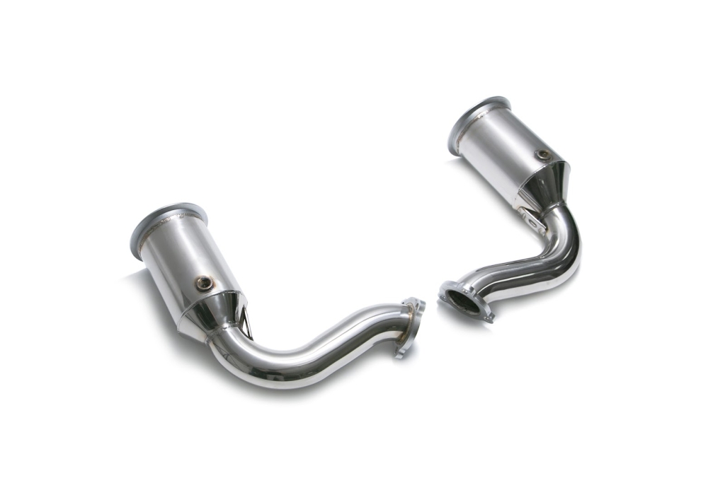 Cayenne S E3 2.9L V6 Twin Turbo (2018-Present) ステンレス ダウンパイプ 1