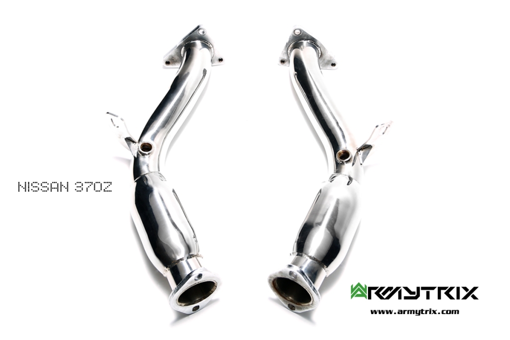 Nissan Z34(370Z) 3.7 V6 (2009-present) ステンレス 可変バルブマフラー 1