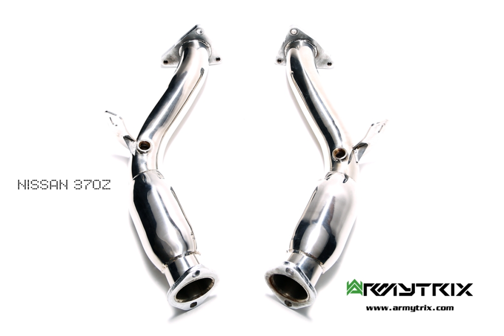 Nissan Z34(370Z) 3.7 V6 (2009-present) ステンレス 可変バルブマフラー 1