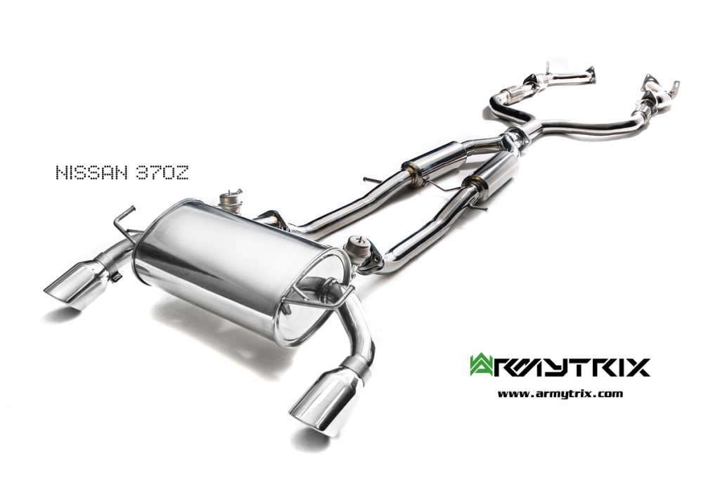 Nissan Z34(370Z) 3.7 V6 (2009-present) ステンレス 可変バルブマフラー 1