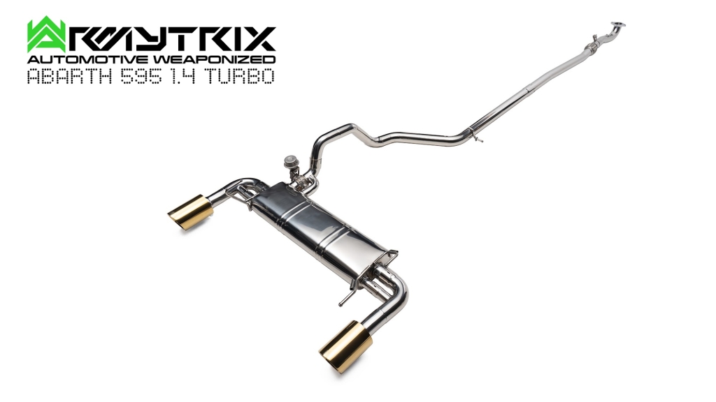 595 1.4 Turbo (2012-2020) ステンレス 可変バルブマフラー 1