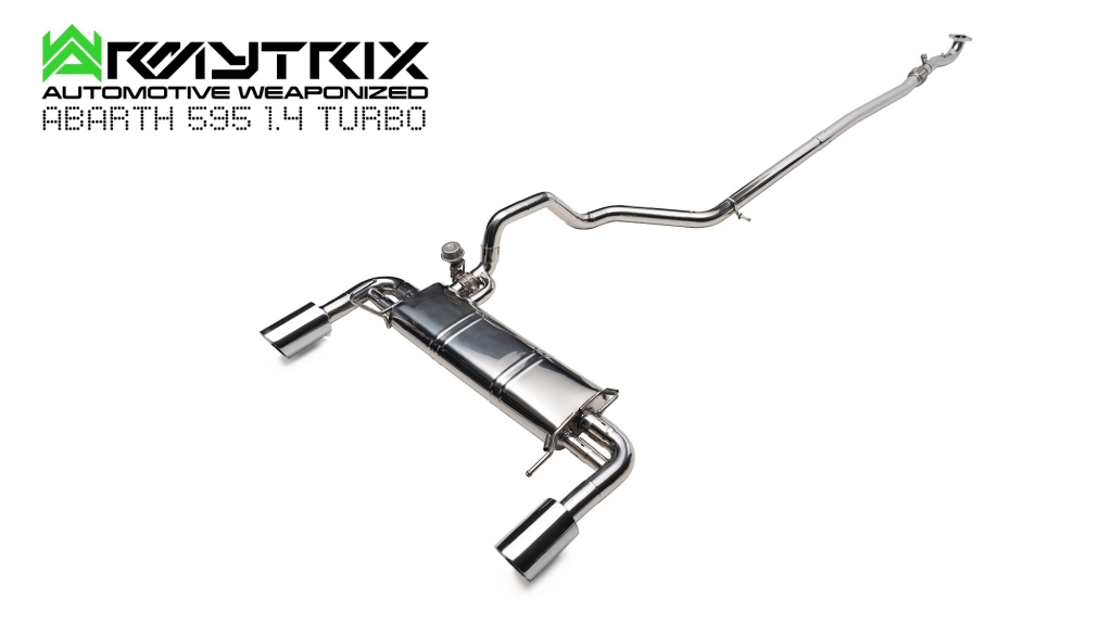 595 1.4 Turbo (2012-2020) ステンレス 可変バルブマフラー 1